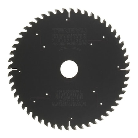Tenryu 210mm Plunge-Cut Saw Blade 52T for FESTOOL TS75 PSL-21052D3